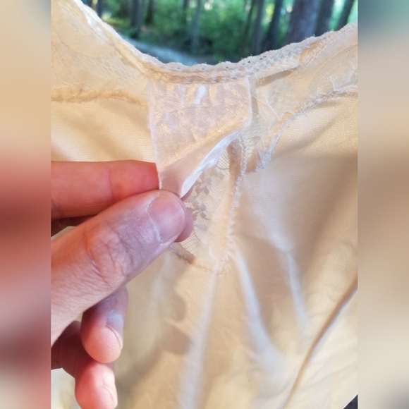 Robe & Shirt Ladies Set Morgan Taylor Intimates Silky Satin Cream White Small - Picture 11 of 12